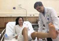 Gặp gỡ cô gái tài năng của đội tuyển bóng đá nữ Việt Nam điều trị chấn thương tại Bệnh viện Hữu nghị